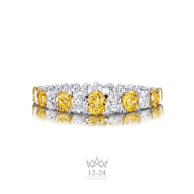Graff Yellow and White Diamond Bracelet GB6062