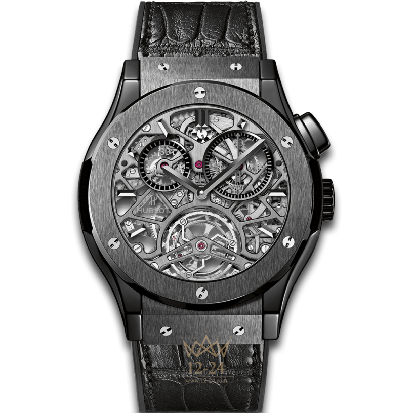 Hublot Tourbillon Skeleton All Black 45 mm 506.CM.0140.LR