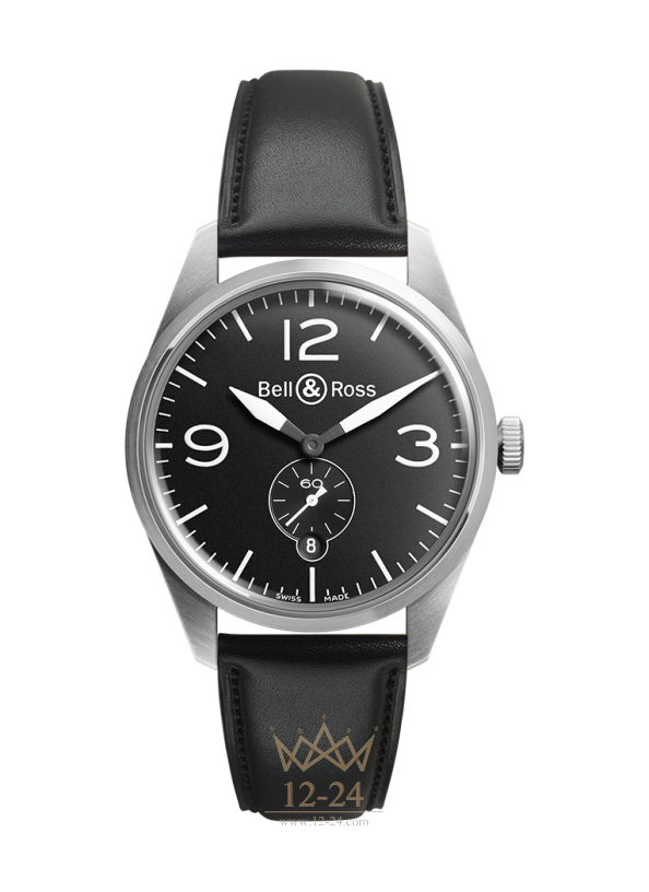 Bell &amp; Ross BR 123 ORIGINAL BLACK BRV123-BL-ST/SCA