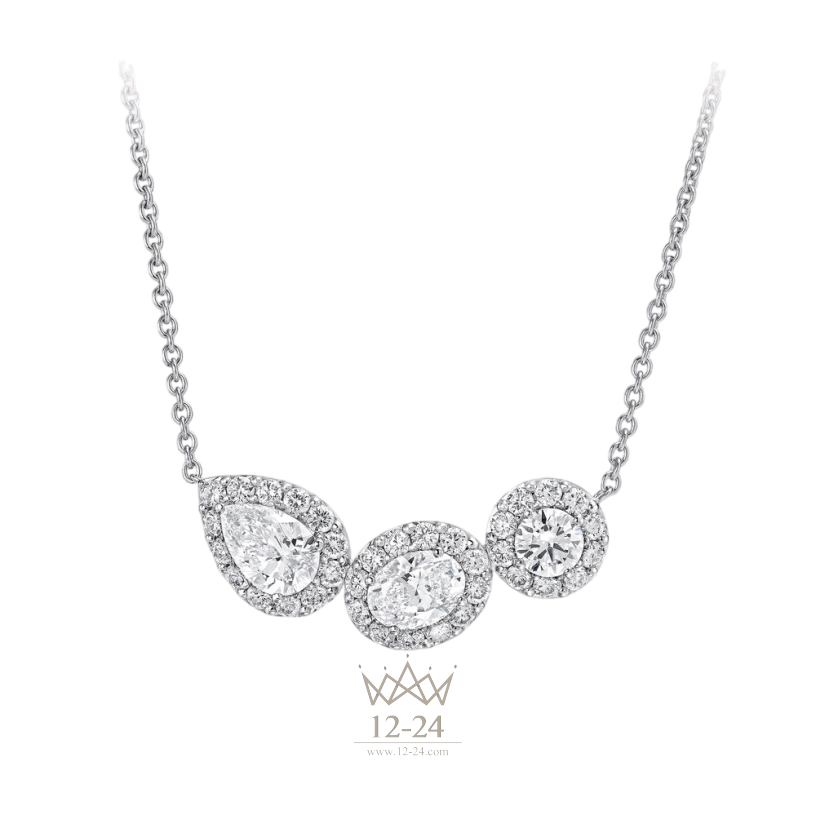 Graff Three Stone Diamond Necklace RGP759