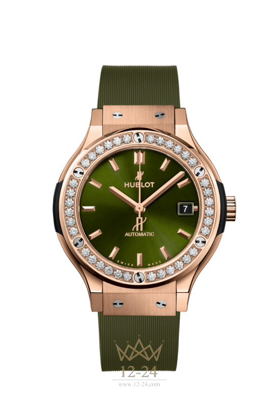 Hublot King Gold Green Diamonds 565.OX.8980.RX.1204