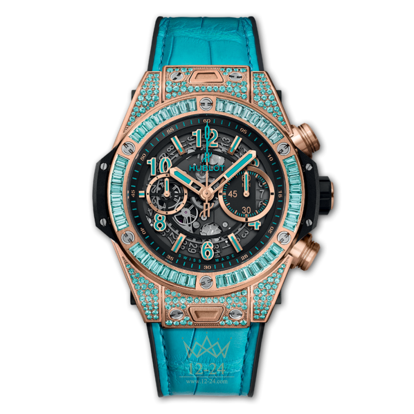 Hublot Unico King Gold Paraiba 411.OX.1189.LR.0919