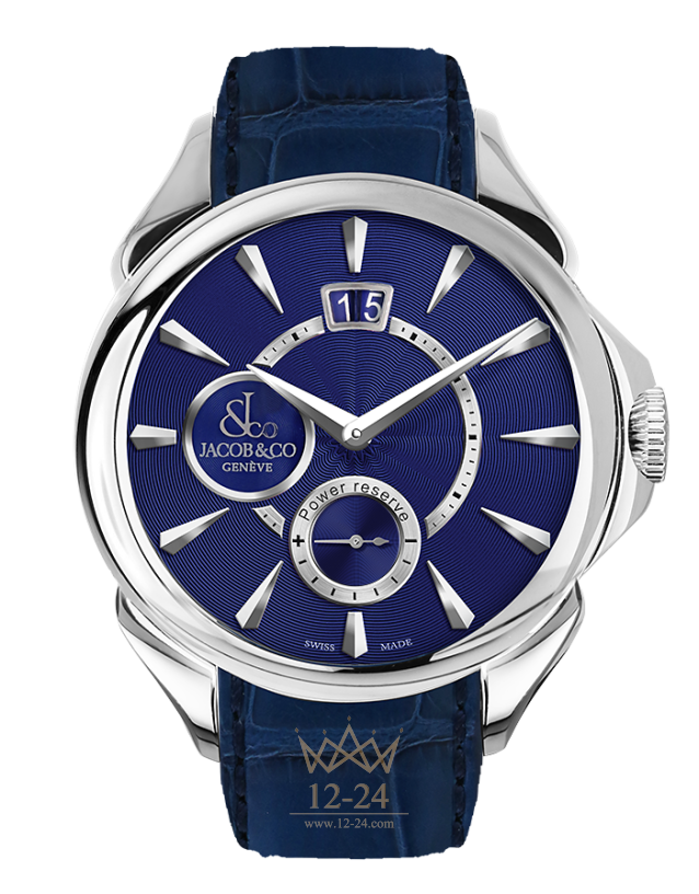 Jacob &amp; Co PALATIAL CLASSIC MANUAL BIG DATE - STEEL PC400.10.NS.ND.A