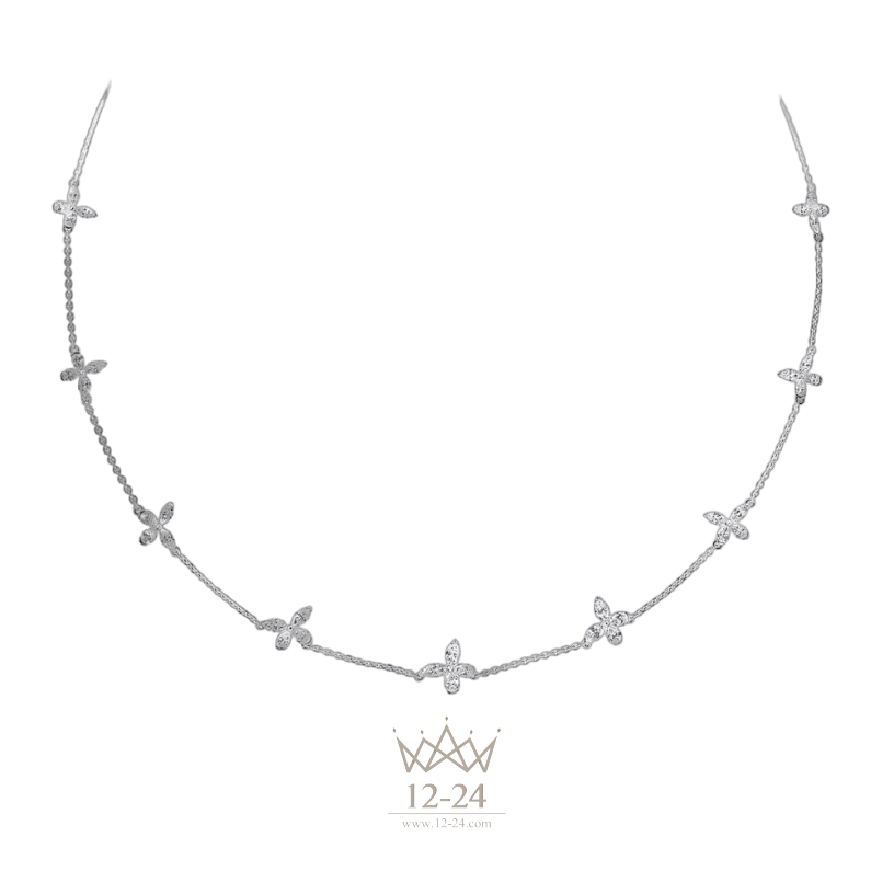 Graff Classic Butterfly Petite Diamond Necklace RGN827