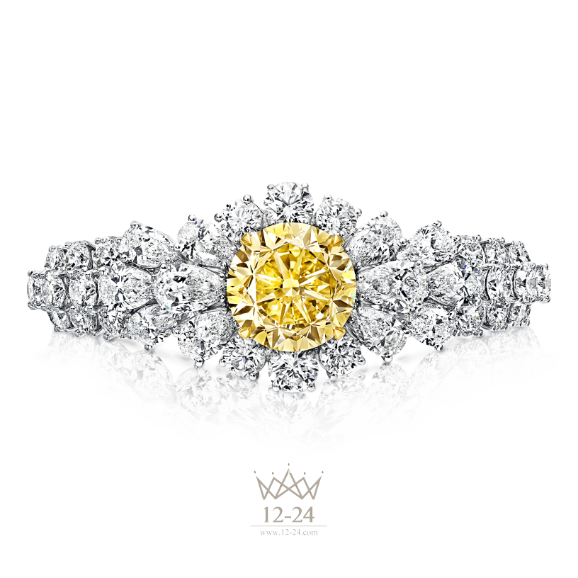 Graff Yellow and White Diamond Bracelet GB5970 Yellow Diamond