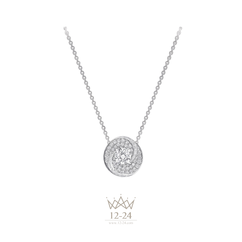 Graff Swirl Round Diamond Pendant RGP575ALL