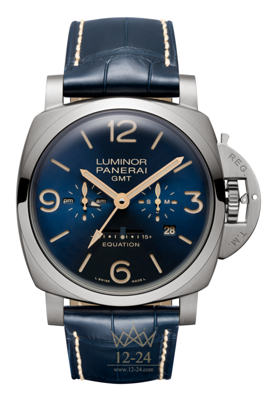 Panerai Equation of Time 8 Days GMT Titanio — 47 mm PAM00670