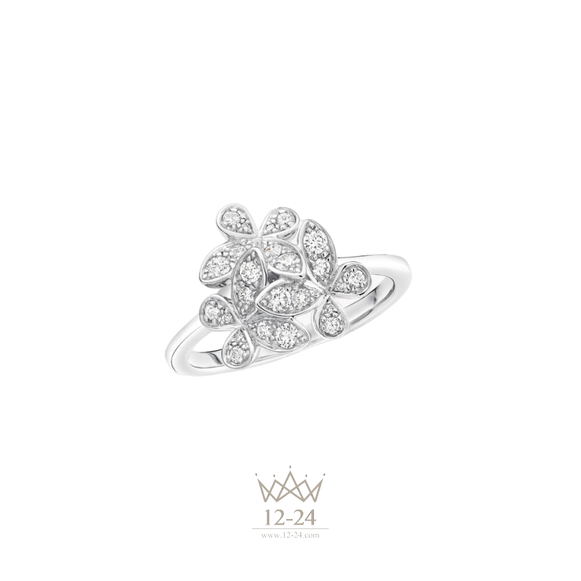 Graff Triple Pavé Butterfly Diamond Mini Ring RGR878