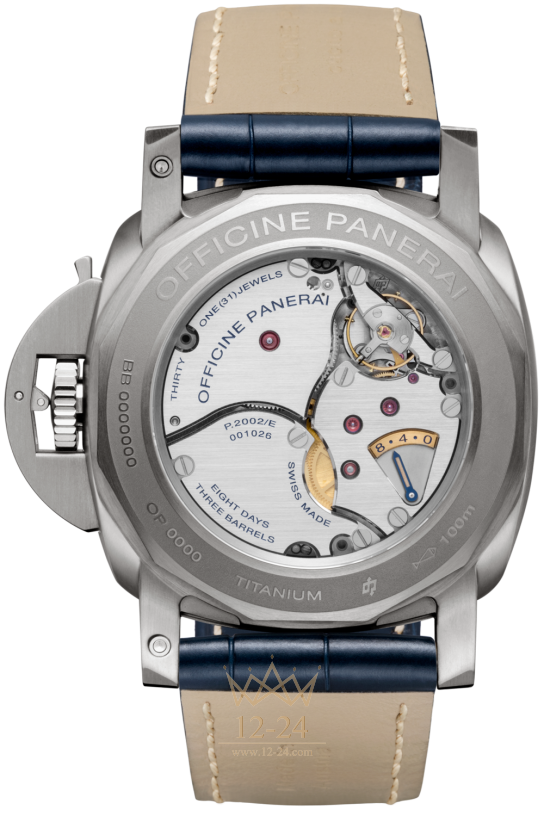 Panerai Equation of Time 8 Days GMT Titanio — 47 mm PAM00670