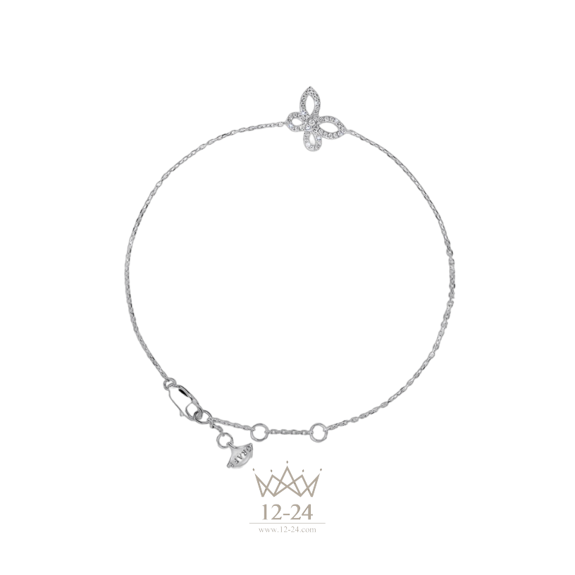 Graff Mini Butterfly Silhouette Diamond Bracelet RGB575