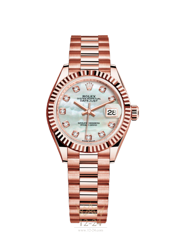Rolex Lady-Datejust 28 Oyster Everose gold 279175-0017