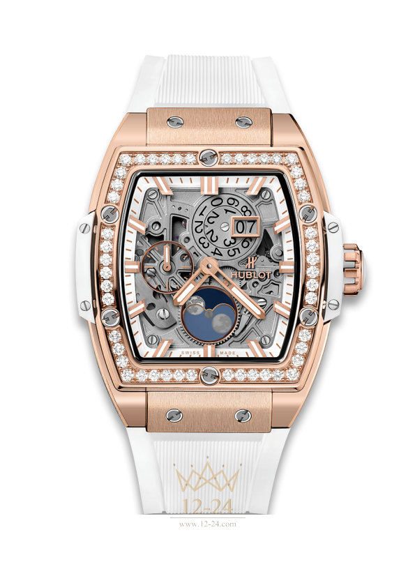 Hublot Moonphase King Gold White Diamonds 647.OE.2080.RW.1204