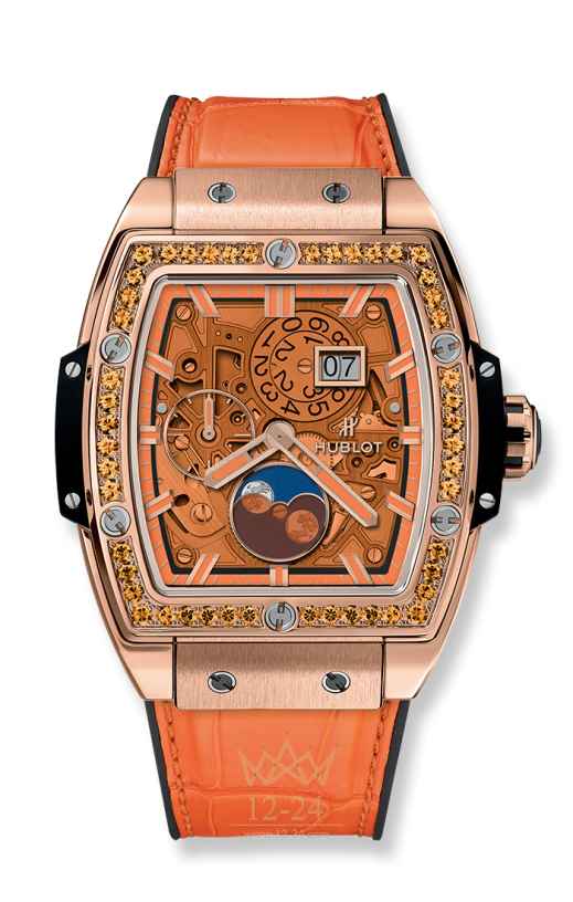 Hublot Moonphase King Gold Orange 647.OX.5381.LR.1206