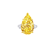 Украшение Graff Pear Shape Yellow and White Diamond Ring GR44521 — дополнительная миниатюра 1