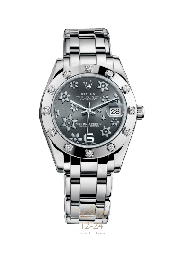 Rolex 34 мм White Gold and Diamonds 81319-0037