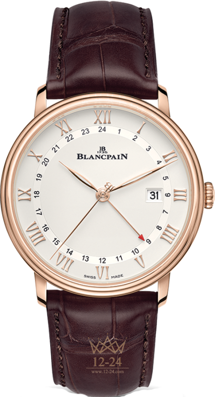 Blancpain Villeret GMT Date 6662-3642-55B