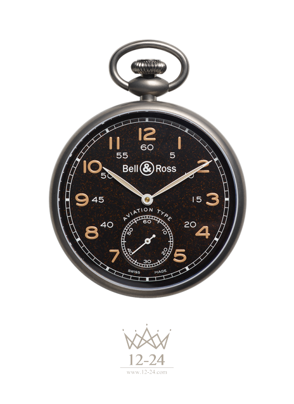 Bell &amp; Ross PW1 HERITAGE BROWN DIAL BRPW1-BL-TI