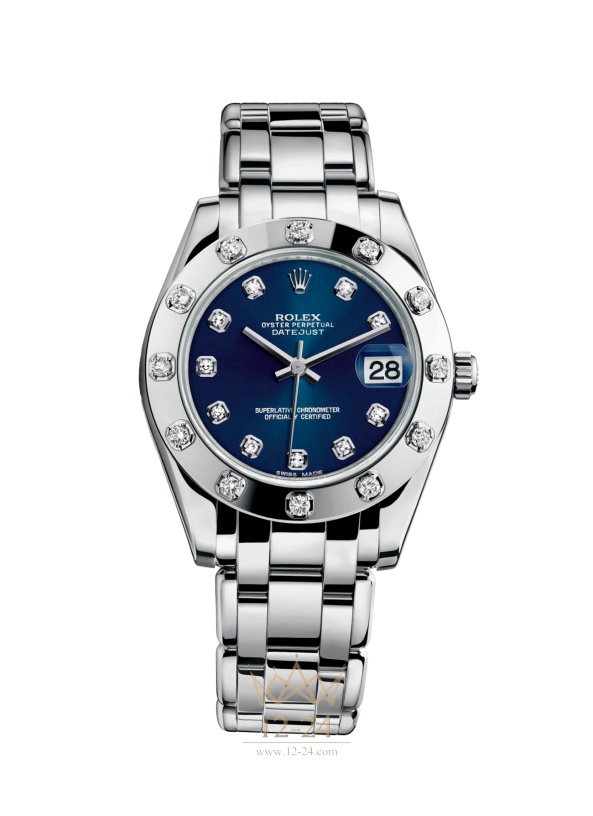 Rolex 34 мм White Gold and Diamonds 81319-0015