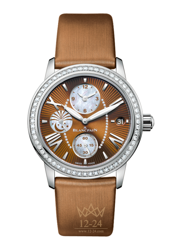 Blancpain Women DOUBLE FUSEAU HORAIRE 3760-1946A-52B