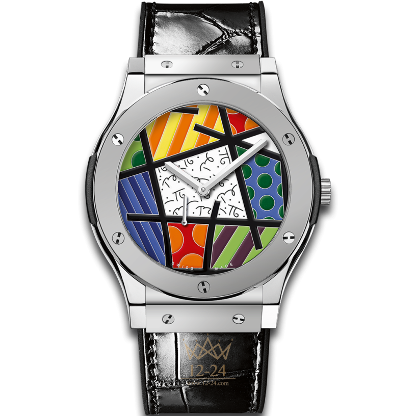 Hublot Ultra-Thin Enamel Britto Platinum 45 mm 515.TS.0910.LR