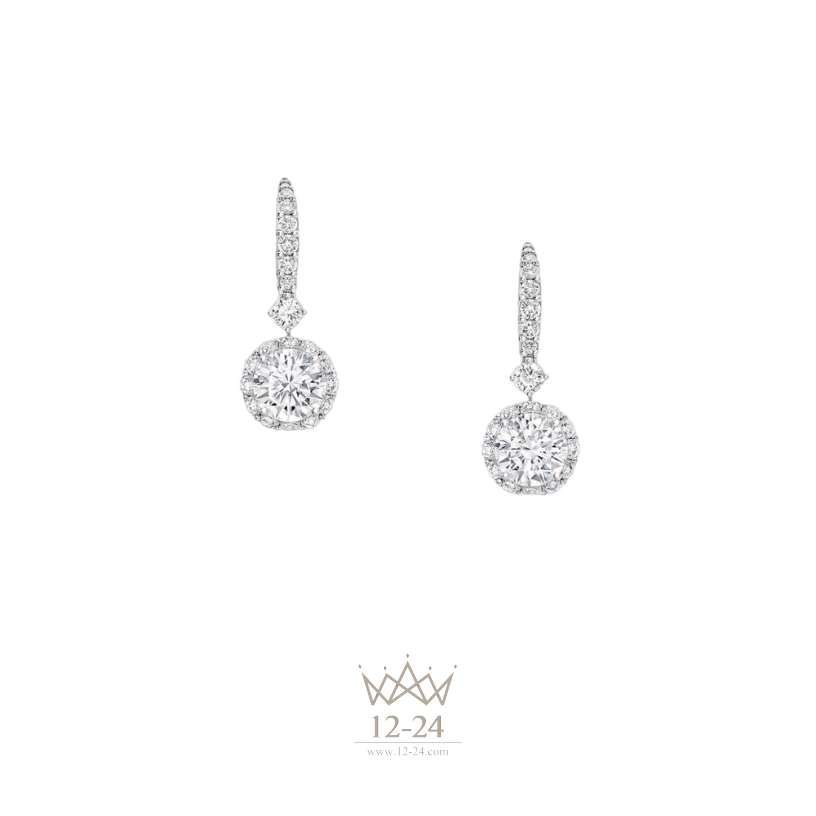 Graff Icon Round Diamond Earrings RGE1468