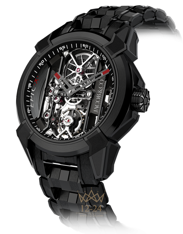 Jacob &amp; Co Epic X Black Titanium Bracelet EX100.21.PS.BW.A21AA