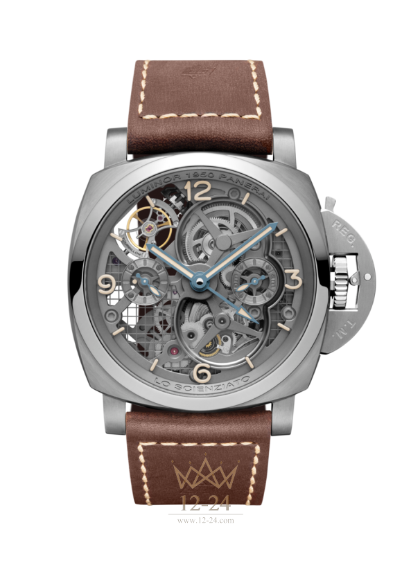 Panerai Lo Scienziato Luminor 1950 Tourbillon GTM Titanio — 47 мм PAM00578