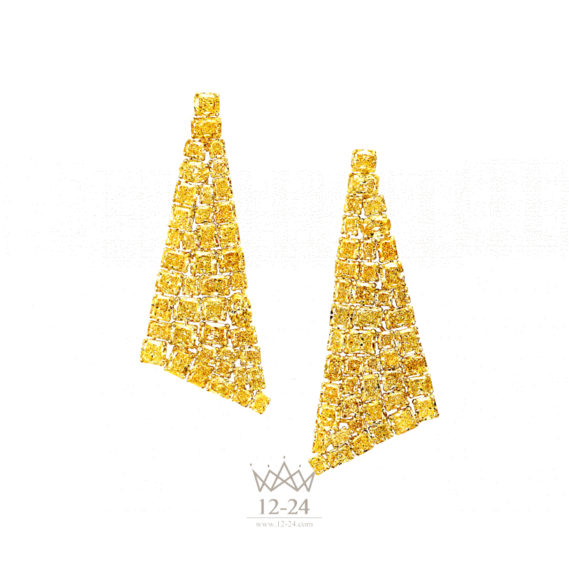 Graff Yellow Diamond Earrings GE26990