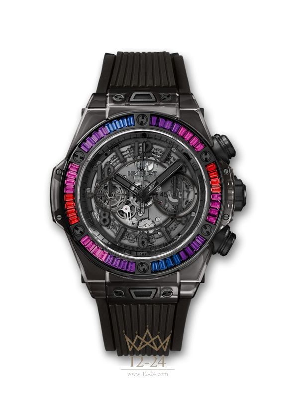 Hublot Unico All Black Sapphire Galaxy 411.JB.4901.RT.4098
