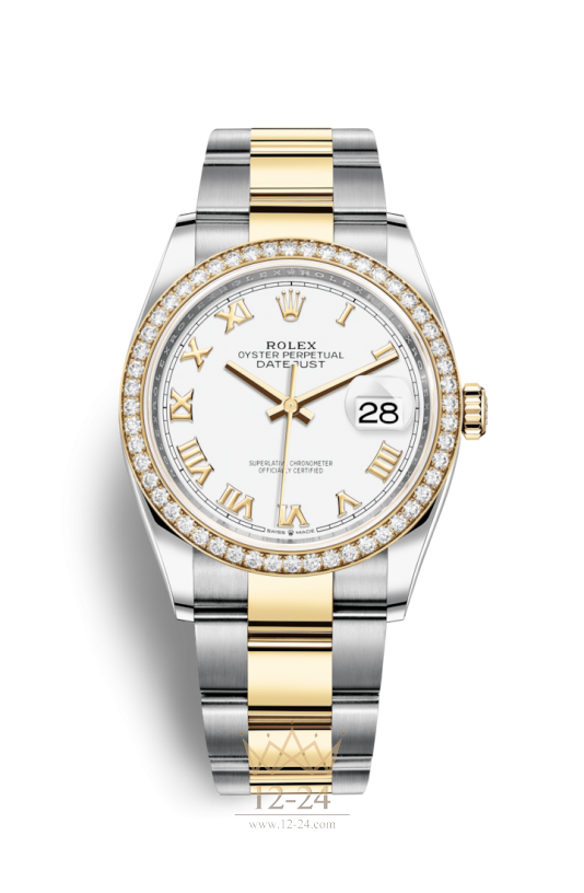 Rolex Oyster 36 мм Steel Yellow gold and Diamonds 126283rbr-0016