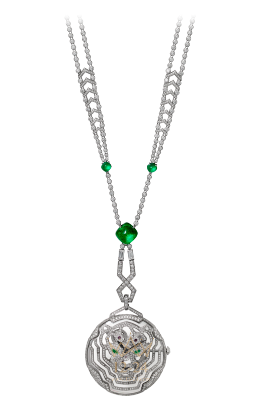 Cartier Figurative clock Motive «Panther» figurative-clock-panther