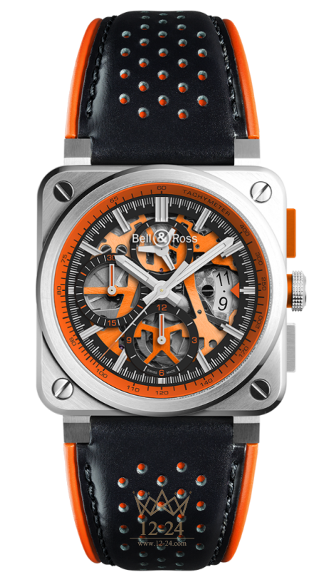 Bell &amp; Ross BR 03-94 Aero GT Orange BR0394-SC-ORA/SCA