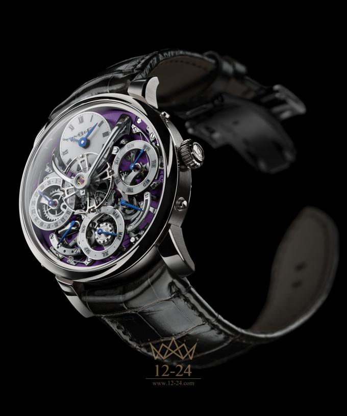 MB&amp;F Legacy Machine Perpetual White Gold Purple 03.WL.P