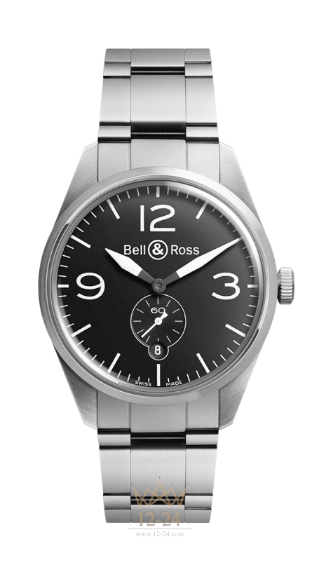 Bell &amp; Ross BR 123 Original Black BRV123-BL-ST/SST