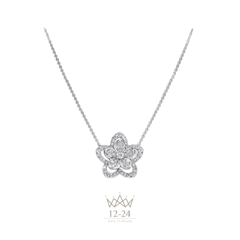 Graff Wild Flower Diamond Pendant RGP775