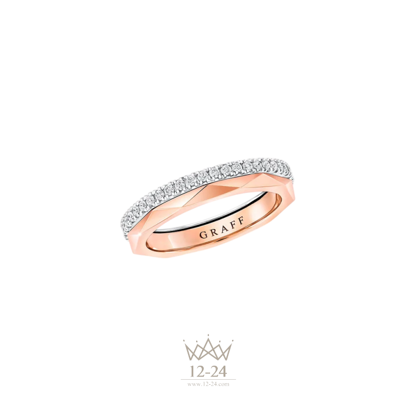 Graff Laurence Graff Signature Diamond and Rose Gold Band RGR953