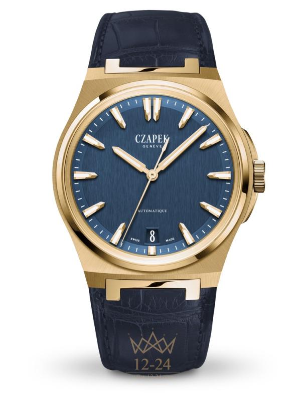 Czapek Mount Erebus Deep Blue Yellow Gold And Alligator 7033
