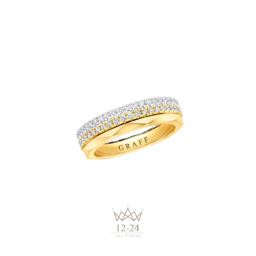 Graff Three-Row Layered Diamond Ring RGR1084