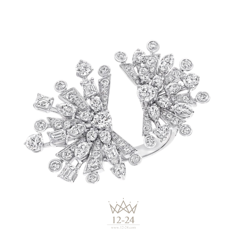 Graff New Dawn Multi-Shape Double Diamond Ring RGR745