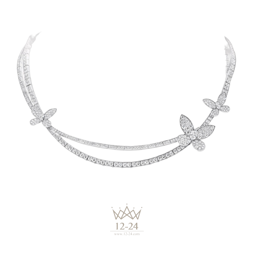 Graff Pavé Butterfly Diamond Necklace RGN764
