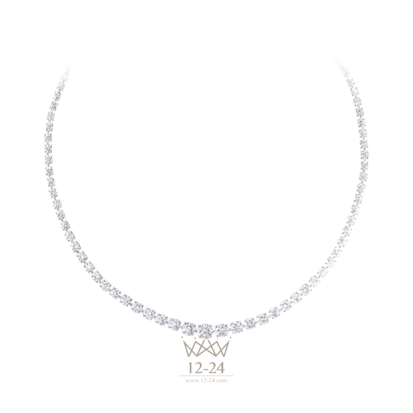 Graff Round Diamond Graduated Necklace RGN671