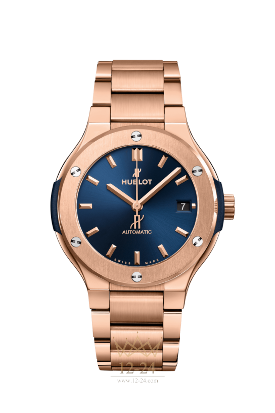 Hublot Blue King Gold Bracelet 568.OX.7180.OX