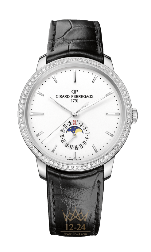 Girard Perregaux Date and Moon Phases 49545D11A131-BB60