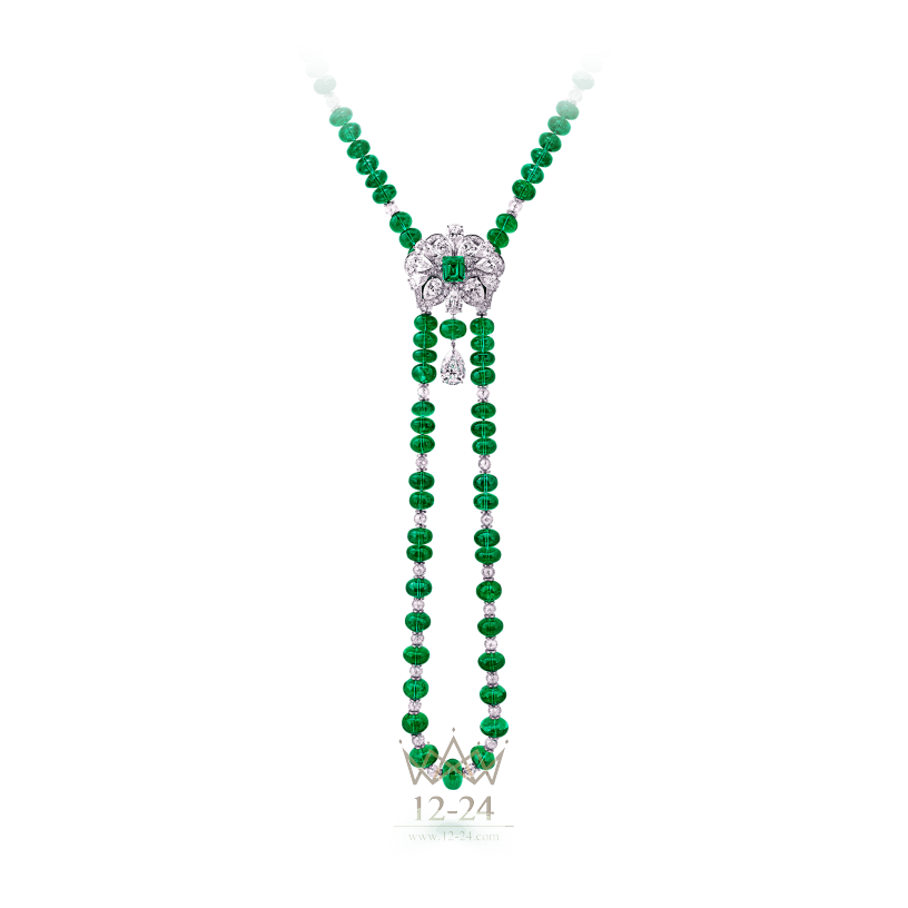 Graff Emerald and Diamond Necklace GN8126