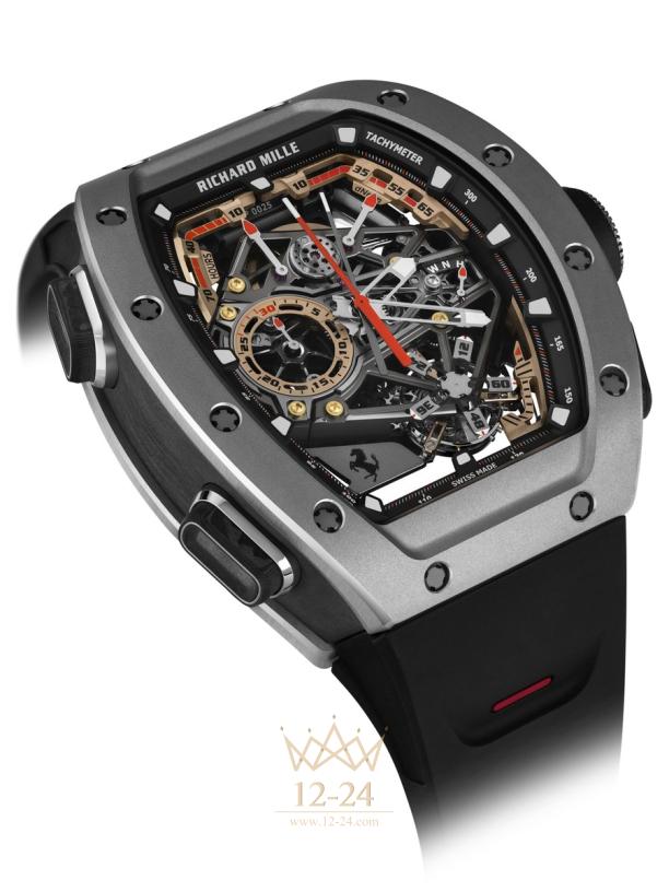 Richard Mille Manual Winding Tourbillon Split-Seconds Chronograph Ferrari RM 43-01 CA TI