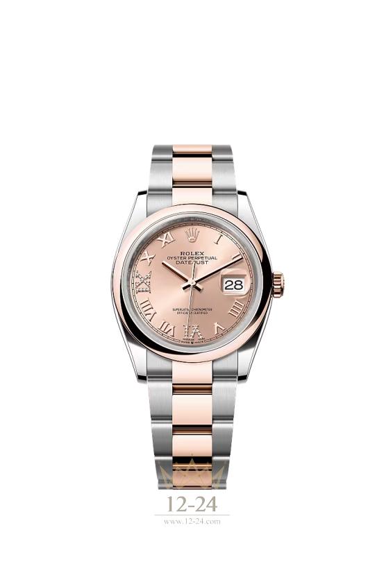 Rolex Oyster 36 мм Steel and Gold Everose 126201-0028
