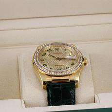 Часы Rolex Yellow gold Pave Dial 36 16188 — additional thumb 5