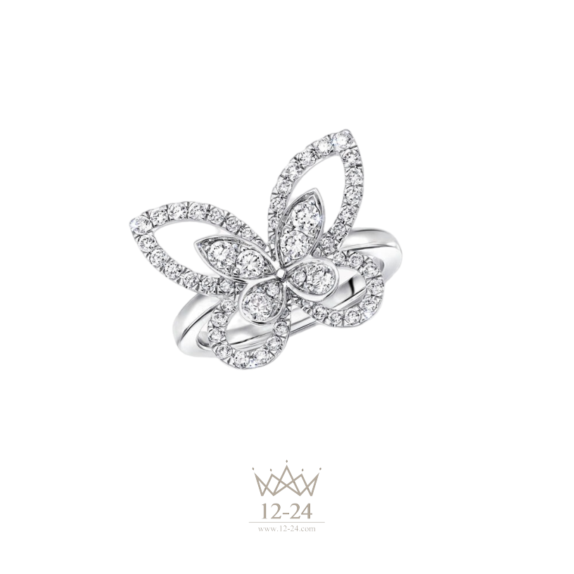Graff Butterfly Silhouette Diamond Ring RGR370
