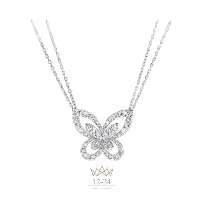 Graff Butterfly Silhouette Large Diamond Pendant RGP809