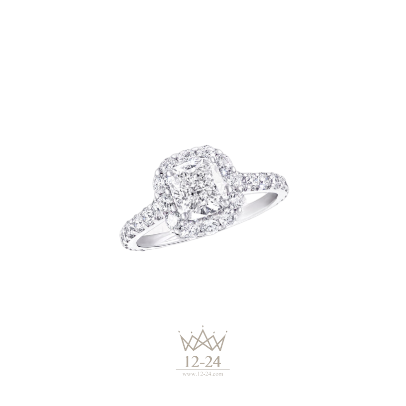 Graff Icon Cushion Cut Diamond Engagement Ring RGR619C_RGR619